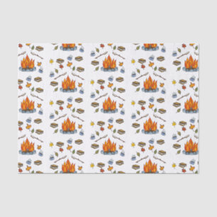 S’more the Merrier Tissue Paper Camping Theme  