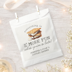 S’mores Fall Bonfire Outdoor Couples Shower Favour Bag