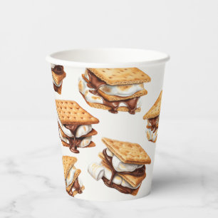 S’mores Fall Bonfire Outdoor Party Paper Cups