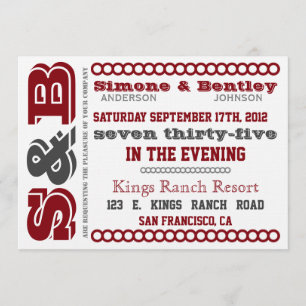 S n' B Invitation