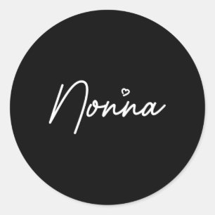 S Nonna Mother'S Day In Italian Grandma Classic Round Sticker