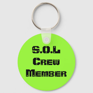 S.O.L Crew Member Keychain