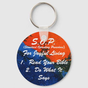S.O.P. for Joyful Living Keychain