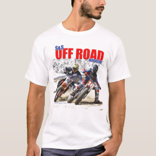 S&S Off Road Magazine Flat Track Tee