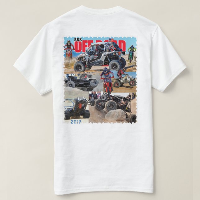 S&S outre du T-shirt 2017 de magazine de route (Design dos)