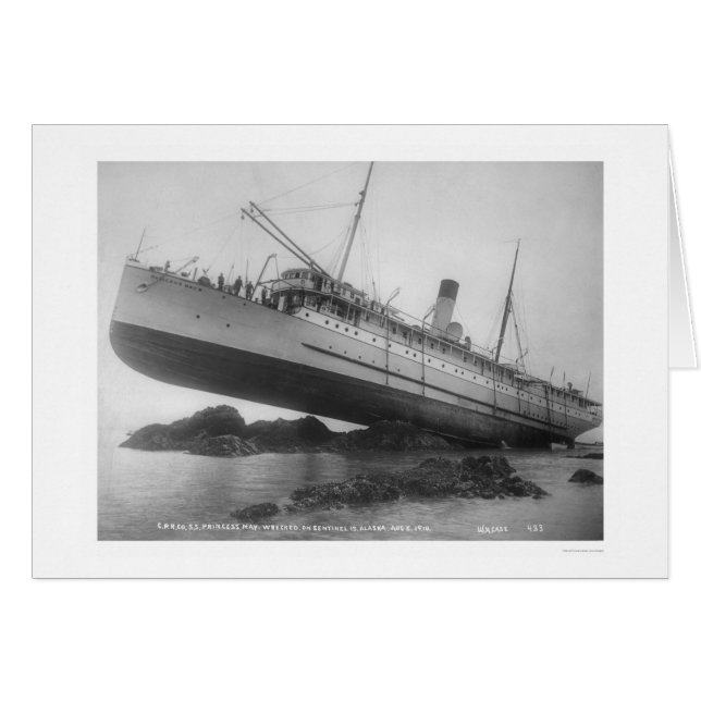 S.S. Princess May Expédié 1910 (Devant horizontal)