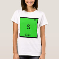 S - Salieri Funny Chemistry Element Symbol T-Shirt