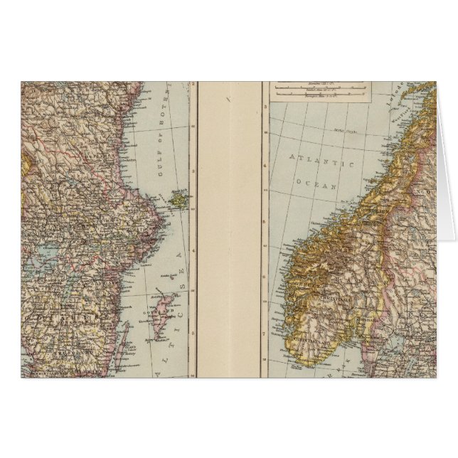 S Scandinavia, Norway, Sweden (Front Horizontal)