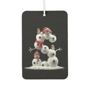 S-shaped Snowman-minion Air Freshener