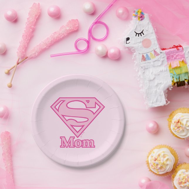 S-Shield Mom Paper Plate (Party)