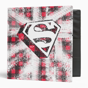 S-Shield Over Plaid Binder