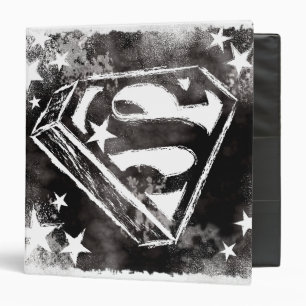 S-Shield With Stars Binder