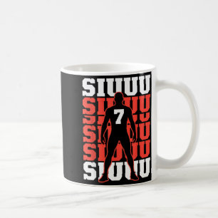 s Soccer Fan Lovers Siuuuu Soccer Player Laugh Coffee Mug