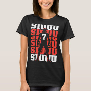 s Soccer Fan Lovers Siuuuu Soccer Player T-Shirt