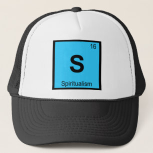 S - Spiritualism Philosophy Chemistry Symbol Trucker Hat