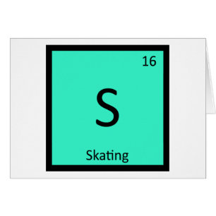 S - Sports de patinage Chimie Symbole du tableau p