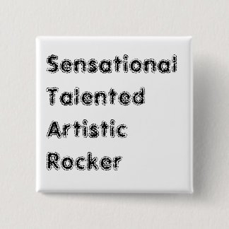 S.T.A.R 2 INCH SQUARE BUTTON