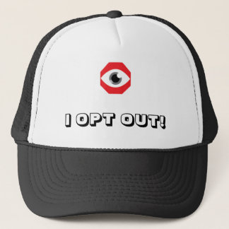 S.T.O.P. I Opt Out of Facial Recognition Hat