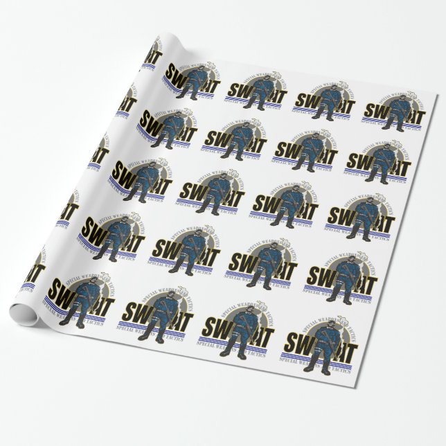 S.W.A.T. Attitude Wrapping Paper (Unrolled)
