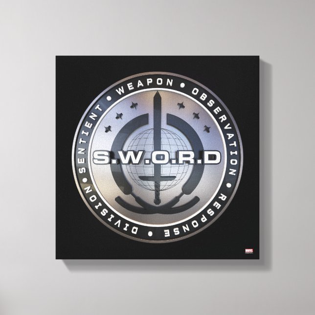 S.W.O.R.D. Emblem Canvas Print (Front)
