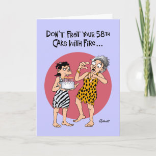 Sa 58e carte d'anniversaire
