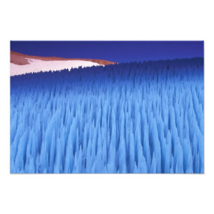 SA, Chile, Coquimbo Region, Nieve Penitente; Photo Print