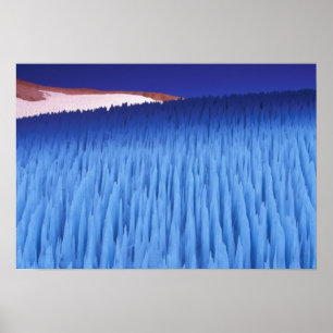 SA, Chile, Coquimbo Region, Nieve Penitente; Poster