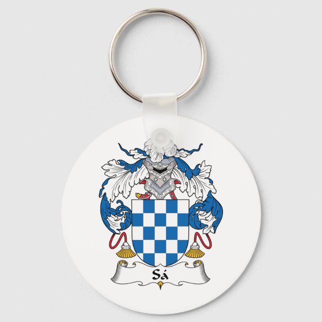 Sa Family Crest Keychain (Front)