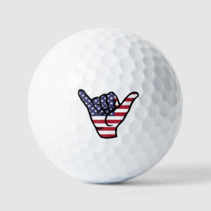 SA flag Shaka sign Golf Ball Marker