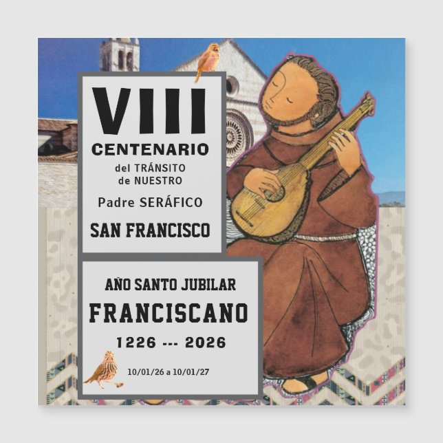 Sa  Francisco de Assisi Glossy Poster (Front)