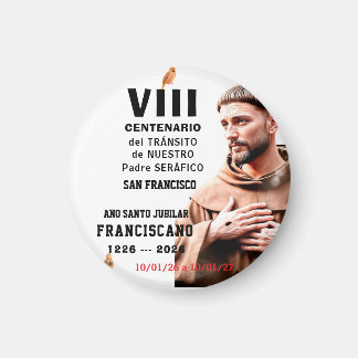 Sa Francisco de Assisi Glossy Poster Magnet