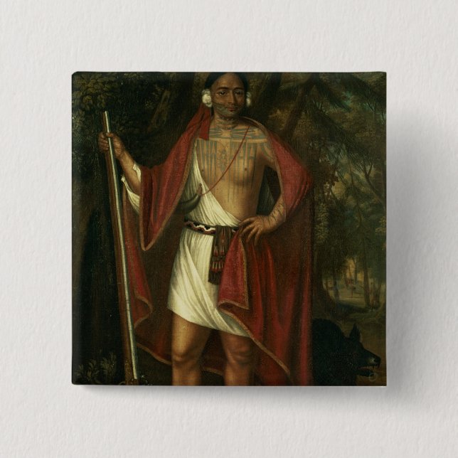 Sa Ga Yeath Qua Pieth Tonne 2 Inch Square Button (Front)