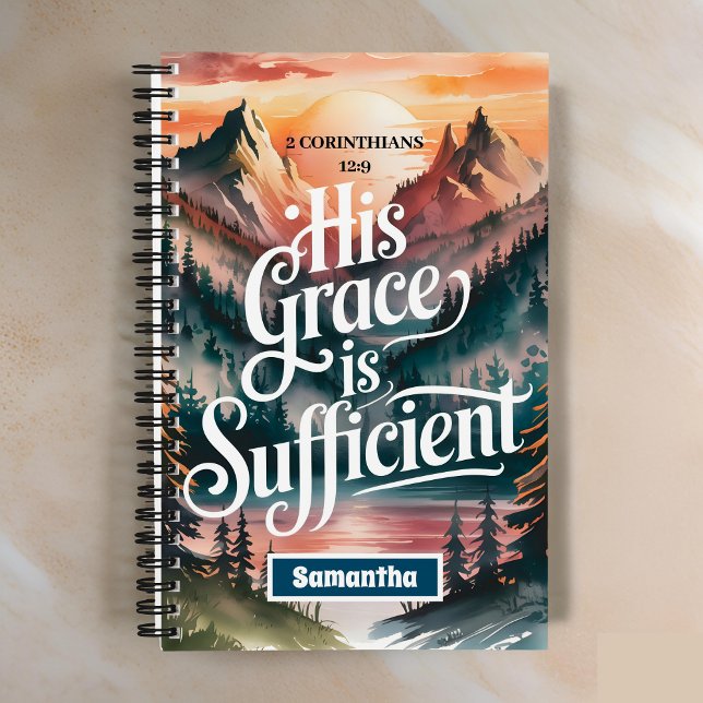 Sa grâce est Suffisante Christian Women Journal (Créateur téléchargé)