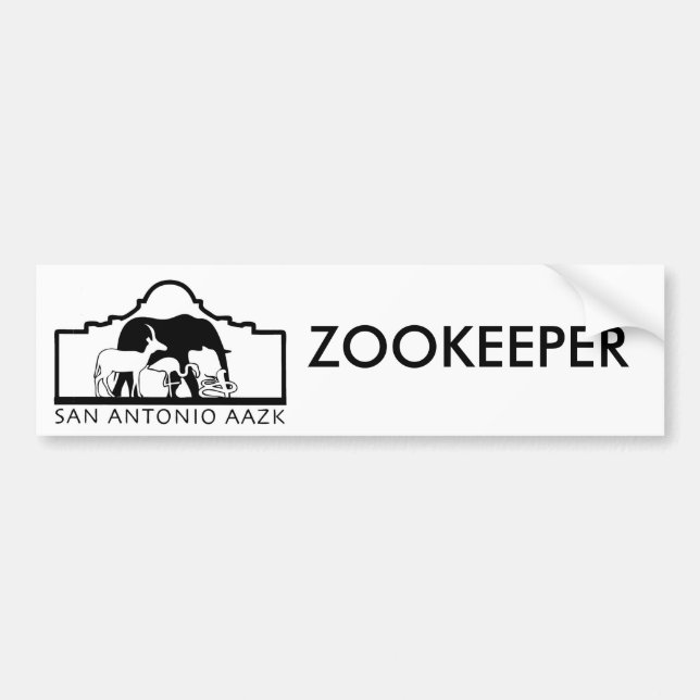 sa logo, ZOOKEEPER Bumper Sticker (Front)