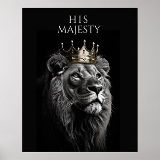 Sa Majesté - Affiche de la Couronne du lion royal