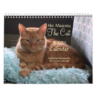 Sa Majesté le calendrier du chat 2011