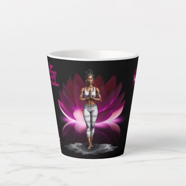 Sa Sagesse Différence Latte Mug (Devant)