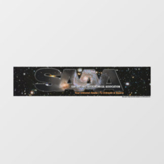 SAAA logo large window cling