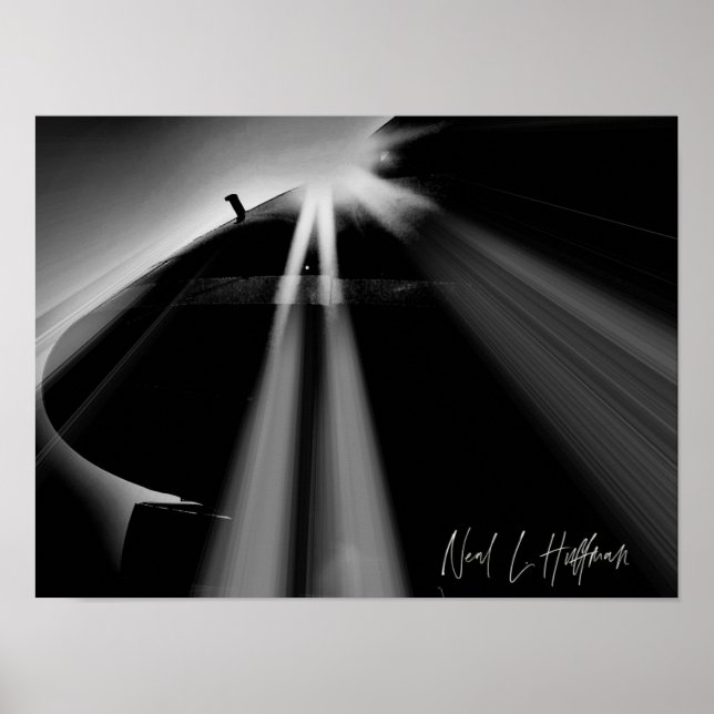 SAAB 340 sunset poster (Front)