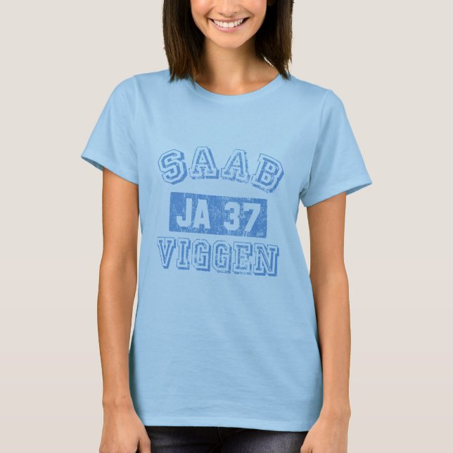 Saab Viggen - BLUE T-Shirt (Front)