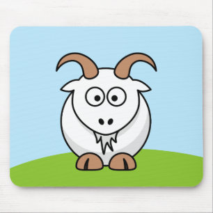 Saanen Goat Mouse Pad