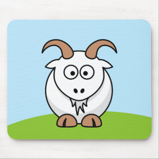 Saanen Goat Mouse Pad