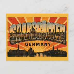 Saarbrücken Germany Castle Postcard