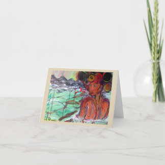 Saato Water Goodess Note card