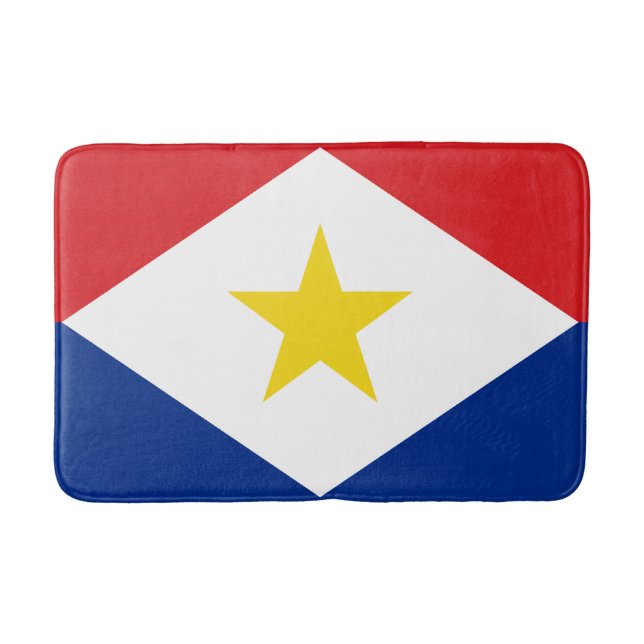 Saba Flag Bath Mat (Front)