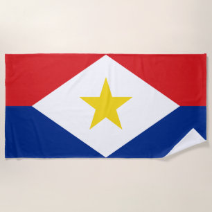 Saba Flag Beach Towel