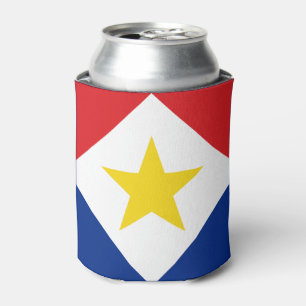 Saba Flag Can Cooler