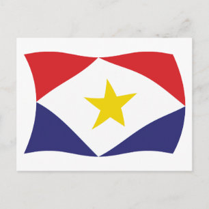 Saba Flag Postcard