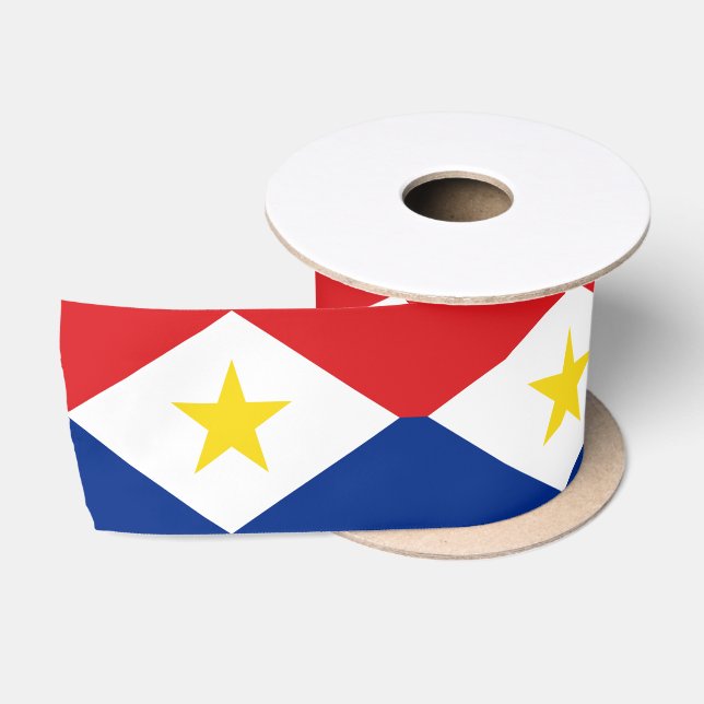 Saba Flag Satin Ribbon (Spool)