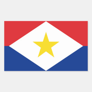 Saba Flag Sticker